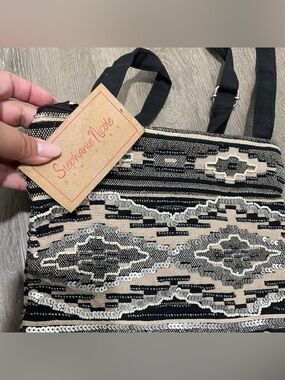 Stephanie Nicole New York Boho beaded crossbody bag